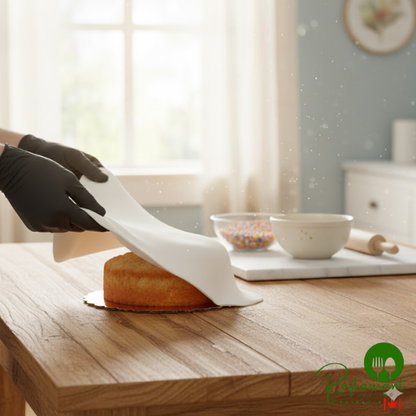 Satin Ice 20 lb. White Vanilla Rolled Fondant Icing