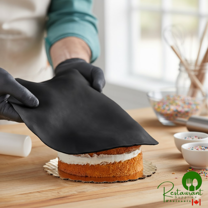 Satin Ice 5 lb. Black Vanilla Rolled Fondant Icing