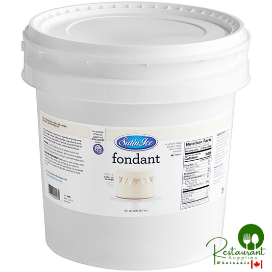 Satin Ice 20 lb. Ivory Vanilla Rolled Fondant Icing