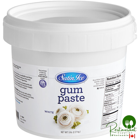 Satin Ice 5 lb. Gum Paste - 8/Case