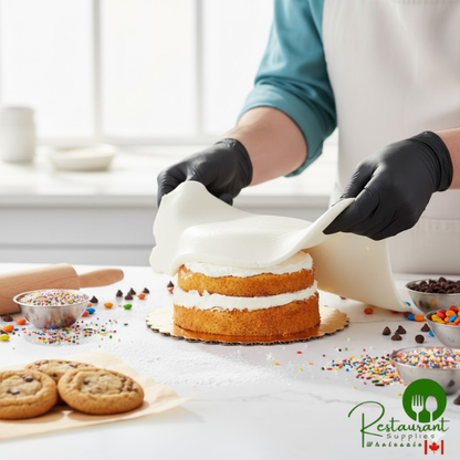 Satin Ice 10 lb. White Buttercream Rolled Fondant Icing