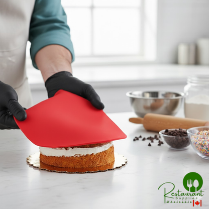 Satin Ice 5 lb. Red Vanilla Rolled Fondant Icing - 8/Case