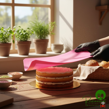 Satin Ice 5 lb. Baby Pink Vanilla Rolled Fondant Icing - 8/Case