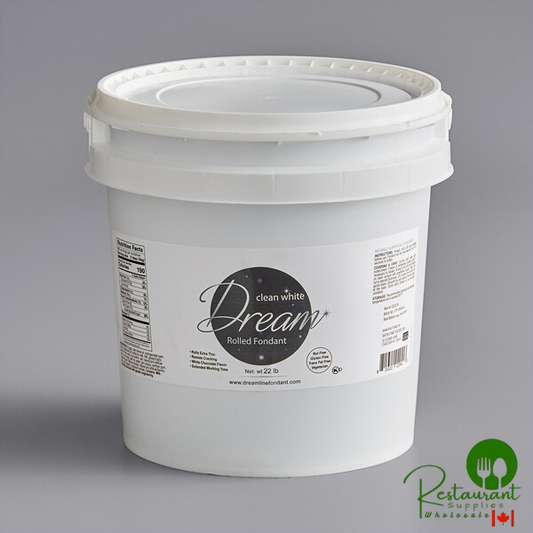 Satin Ice Dream 22 lb. Clean White Chocolate-Flavored Rolled Fondant