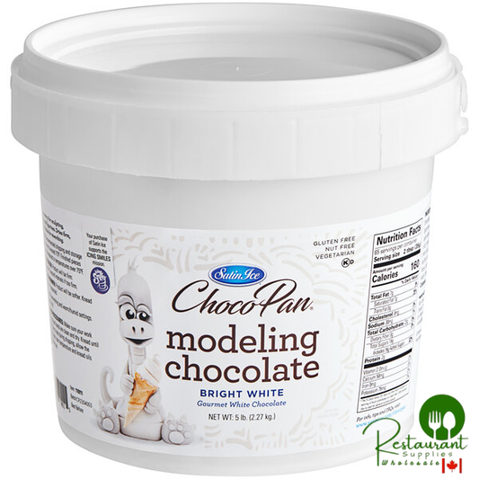 Satin Ice ChocoPan 5 lb. Bright White Modeling Chocolate