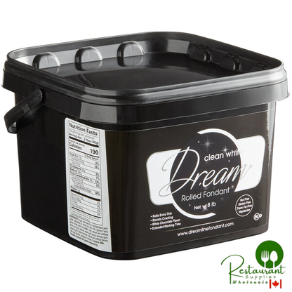 Satin Ice Dream 8 lb. Clean White Chocolate-Flavored Rolled Fondant