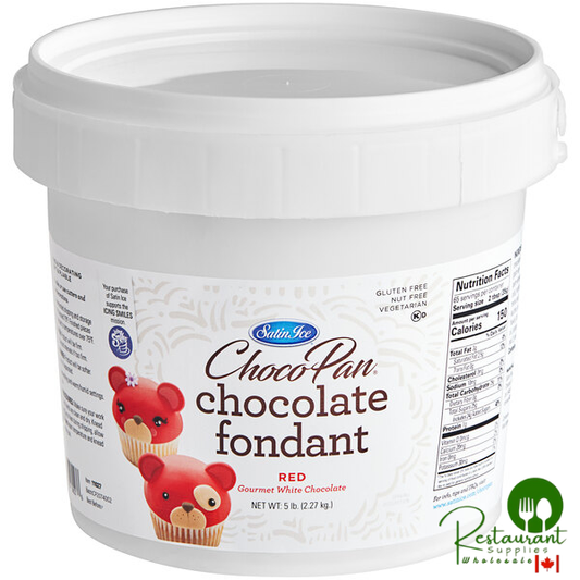 Satin Ice ChocoPan 5 lb. Red Covering Chocolate