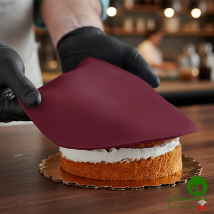 Satin Ice 2 lb. Burgundy Vanilla Rolled Fondant Icing - 10/Case