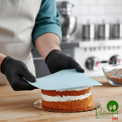 Satin Ice 5 lb. Baby Blue Vanilla Rolled Fondant Icing - 8/Case