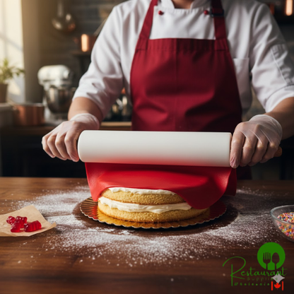 Satin Ice ChocoPan 1 lb. Red Covering Chocolate - 4/Case