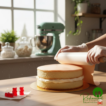 Satin Ice ChocoPan 1 lb. Warm Sand Covering Chocolate - 4/Case