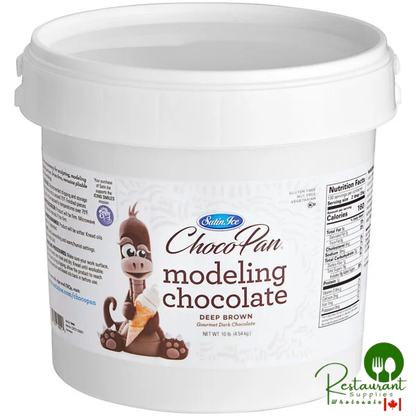 Satin Ice ChocoPan 10 lb. Deep Brown Modeling Chocolate