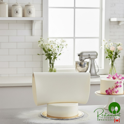 Satin Ice Dream 2 lb. Clean White Chocolate-Flavored Rolled Fondant - 8/Case