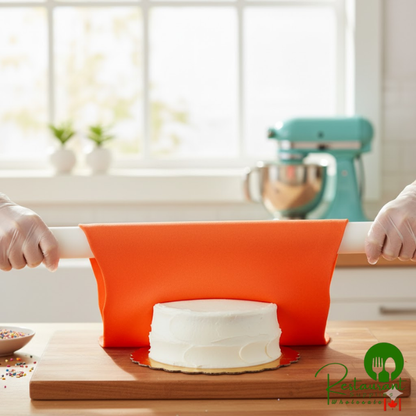 Satin Ice Dream 2 lb. Orange Rush Chocolate-Flavored Rolled Fondant - 8/Case