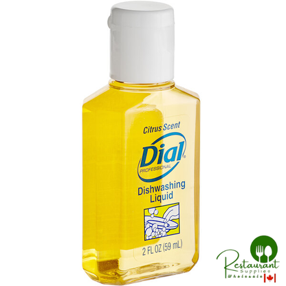Dial Professional DIA32954 2 oz. Citrus Scented Liquid Dish Soap - 144/Case