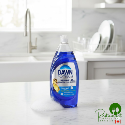 Dawn 01135 32.7 oz. Platinum Refreshing Rain Dish Soap - 8/Case