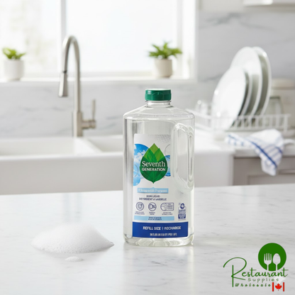 Seventh Generation 10732913451514 50 oz. Free & Clear Dish Soap Refill - 3/Case
