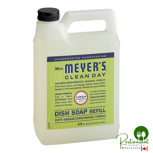 Mrs. Meyer's Clean Day 372547 48 oz. Lemon Verbena Scented 347544 Soap Refill - 6/Case