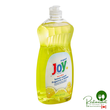 JoySuds Joy 43618 25 oz. Lemon Scented Dishwashing Liquid - 10/Case