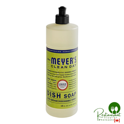 Mrs. Meyer's Clean Day 372575 16 oz. Lemon Verbena Scented Dish Soap - 6/Case