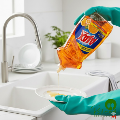 Ajax Ultra CPC49860CT 52 oz. Triple Action Orange Scent Dish Detergent - 6/Case