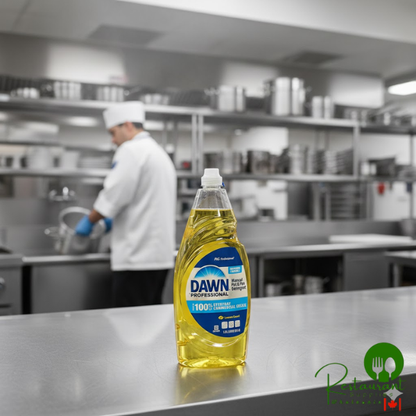 Dawn Professional 45113 38 oz. Manual Lemon Scented Pot and Pan Detergent - 8/Case