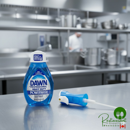 Dawn Professional 00030772152645 1 Pint / 16 oz. Heavy-Duty Powerwash Commercial Dish Spray Kit - 6/Case