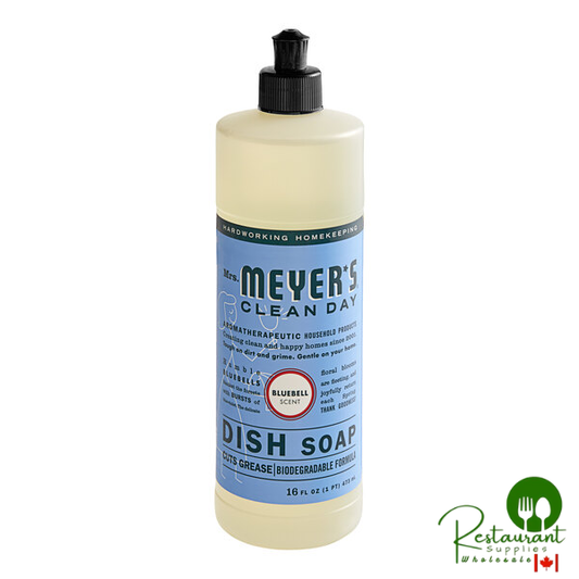 Mrs. Meyer's Clean Day 371498 16 oz. Bluebell Scented Dish Soap - 6/Case