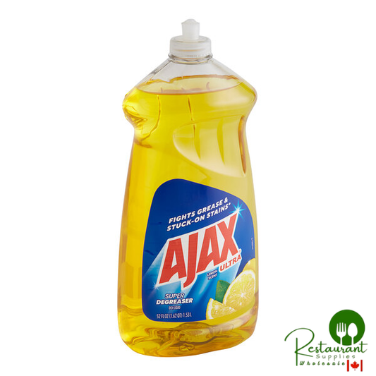 Ajax Ultra CPC49861 52 oz. Lemon Scent Dish Detergent - 6/Case