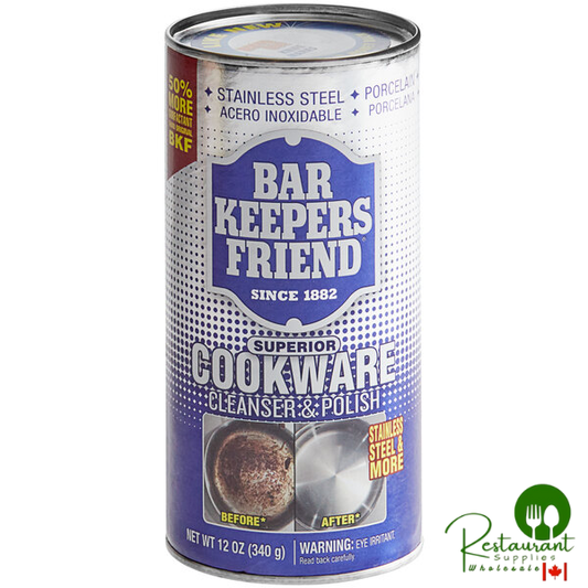 Bar Keepers Friend Superior Cookware 11513 12 oz. Cleansing & Polishing Powder - 12/Case