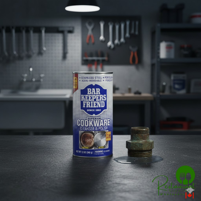 Bar Keepers Friend Superior Cookware 11513 12 oz. Cleansing & Polishing Powder - 12/Case