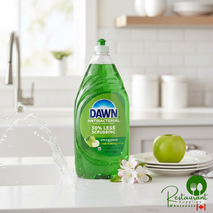Dawn 01134 38 oz. Ultra Antibacterial Apple Blossom Dish Soap - 8/Case