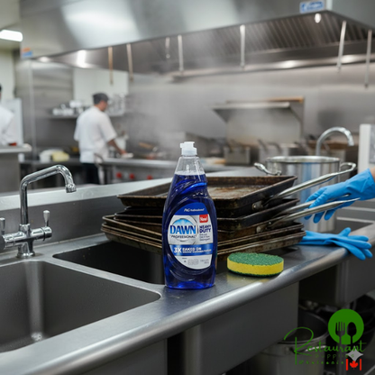 Dawn Professional 08836 38 oz. Heavy-Duty Manual Pot and Pan Detergent - 8/Case