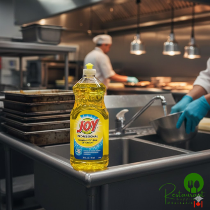 JoySuds Joy Professional 43606 38 oz. Manual Pot and Pan Detergent - 8/Case