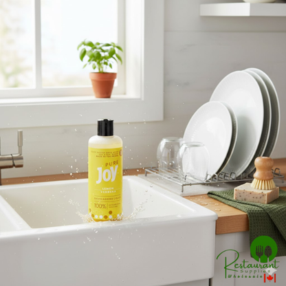 JoySuds Pure Joy 43622 16 oz. Lemon Verbena Dishwashing Liquid - 12/Case