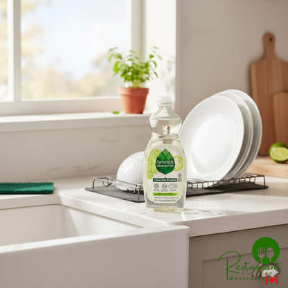 Seventh Generation 10732913449832 19 oz. Fresh Lime and Ginger Dish Soap - 6/Case