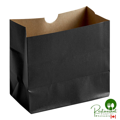 American Metalcraft SBB4 Black 4 1/4" x 2 1/2" x 3 3/4" Mini Snack Bag - 250/Case