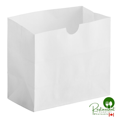 American Metalcraft SBW4 White 4 1/4" x 2 1/2" x 3 3/4" Mini Snack Bag - 250/Case