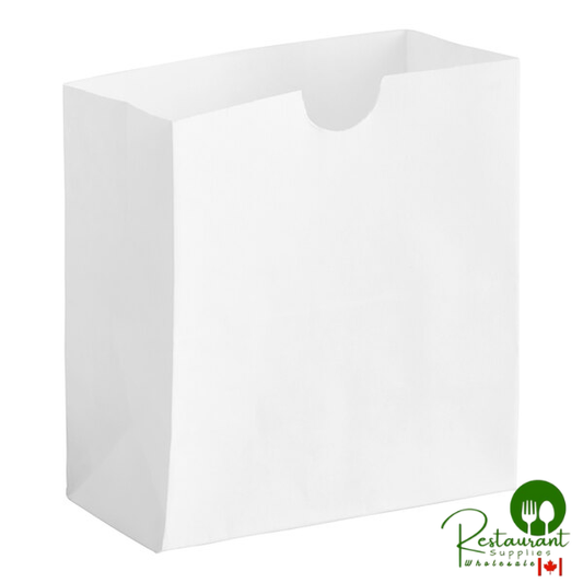 American Metalcraft SBW3 White 3 3/8" x 1 3/4" x 3 1/2" Mini Snack Bag - 250/Case