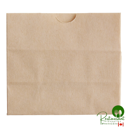 Bagcraft Snak Sack 4 1/4" x 3 3/4" Natural Grease-Resistant Concession Bag - 1,000/Case