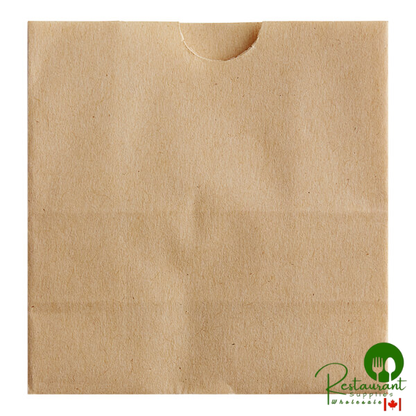 Bagcraft Snak Sack 3 3/8" x 3 1/2" Natural Grease-Resistant Concession Bag - 1,000/Case