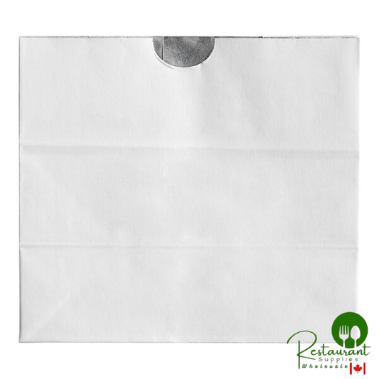 Bagcraft Snak Sack 4 1/4" x 3 3/4" White Foil Insulator - 1,000/Case