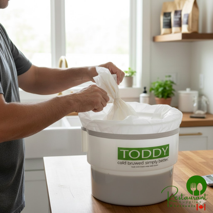 Toddy® Commercial Cold Brew Paper Filters with Strainer - 50/Pack