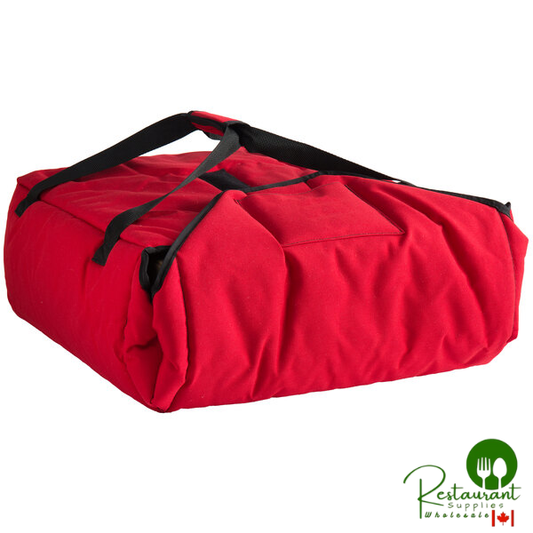 Cambro GBPP318521 Customizable Insulated Red Premium Pizza Delivery GoBag® - Holds up to (3) 18" or (4) 16" Pizza Boxes