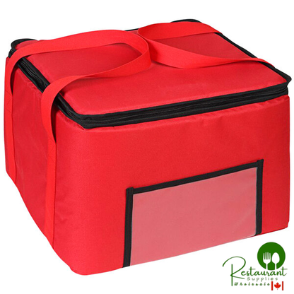Sterno School Nutrition Red Value Insulated Snack Tote Delivery Bag 70681