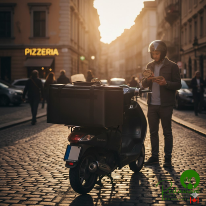 Sterno Customizable Black Space Saver Delivery 3XL Insulated Food Carrier, 22" x 13" x 14" - Holds (8) 9" x 9" x 3" Meal Containers