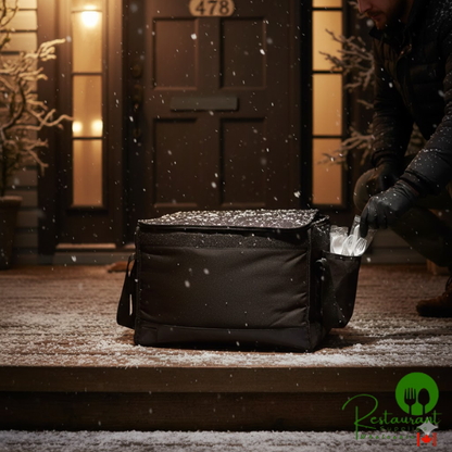 Vesture Heavy-Duty Small Thermal Catering / Delivery Bag - 13 1/2" x 18 1/2" x 13 1/4"