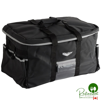 Vollrath VCBL500 5-Series Large Insulated Food Pan Carrier / Catering Bag with Heating Pad, 23" x 15" x 14" - Holds (3) Full Size Food Pans