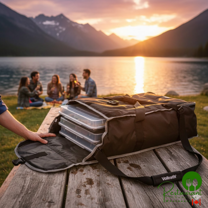 Vollrath VSPB100 1-Series Full Size Bun / Sheet Pan Catering Bag, 19" x 27" x 9" - Holds (3) Full Size Sheet Pans