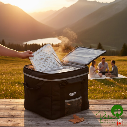 Vollrath VMDB100 1-Series Insulated Milk Crate / Meal Delivery Bag - Holds (1) Milk Crate